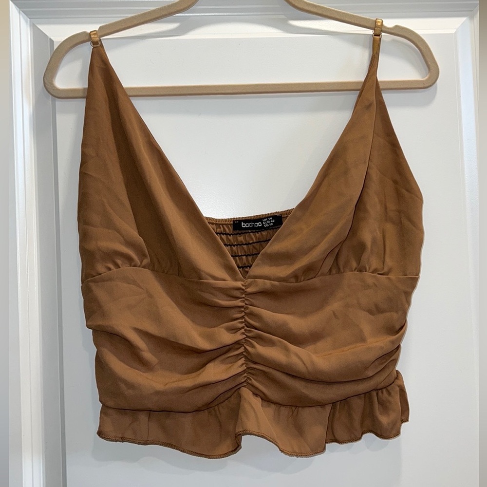 Chiffon Ruffle Cami Top